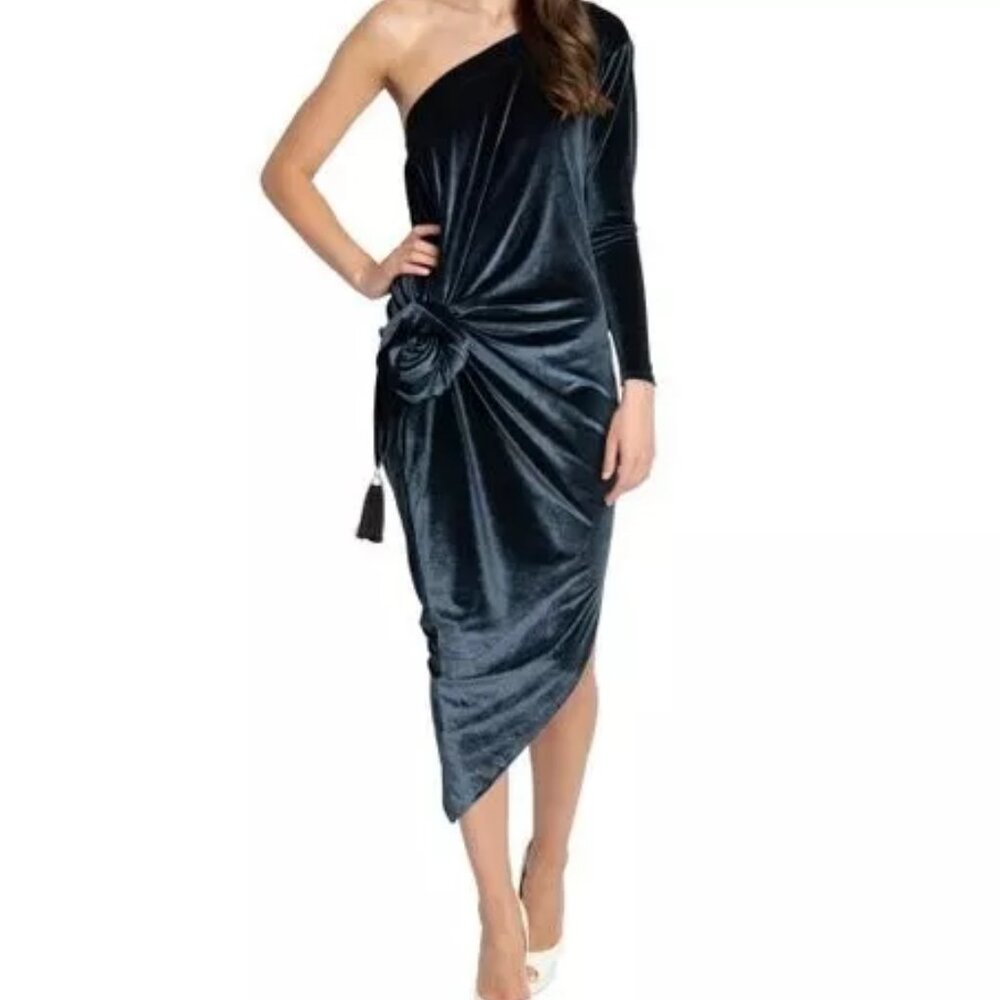 NEW! Coldesina Jenny Long-Sleeve Velvet Dress - Convertible, Multiway